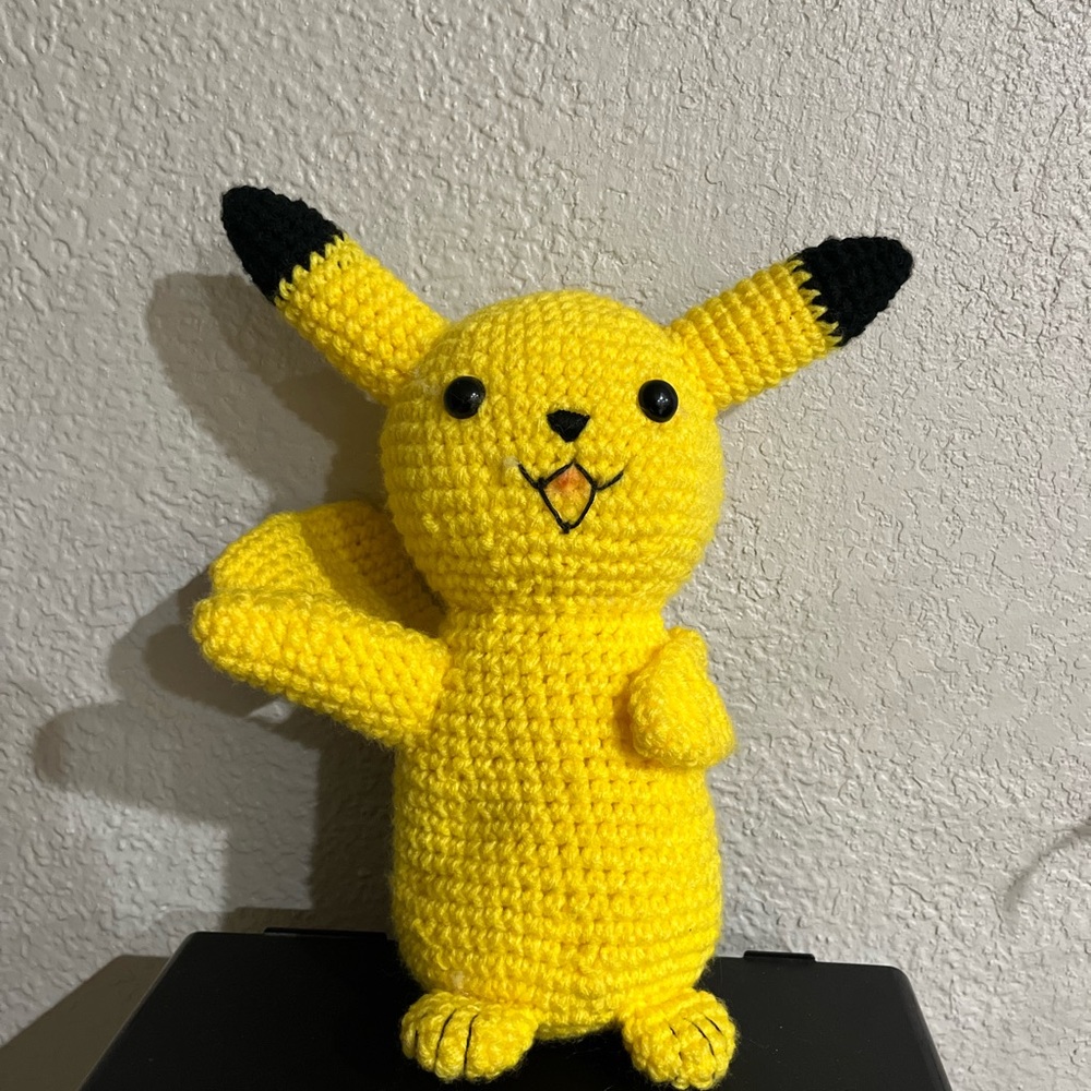 Pikachu homemade Crochet Plush Toy